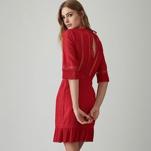 Reiss Freya Lace Detail Dress